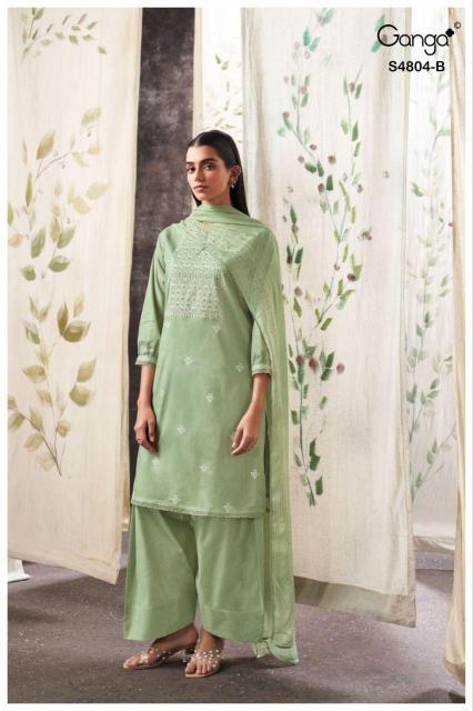 Ganga drisanae 4804 handloom cotton dress materials wholesale per meter